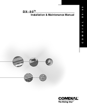 Comdial DX-80 Installation And Maintenance Manual