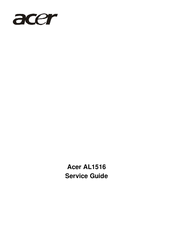 Acer AL1516 Service Manual
