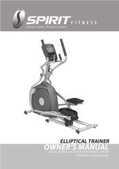 Spirit Fires ELLIPTICAL TRAINER Owner's Manual