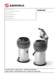 Sammic ECM-ECP User Manual