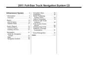 GMC 2011 Full-Size Truck Navigation System User Manual