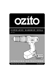 Ozito CDG-340HK Operating Instructions Manual