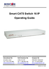 Minicom Smart CAT5 Switch 16 IP Operating Manual