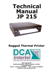 DCA Intertel JP 215 Technical Manual