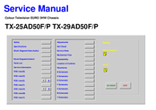 Panasonic TX-29AD50F/P Service Manual