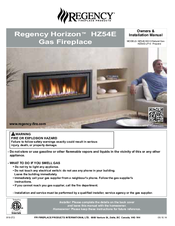 Regency HZ54E-NG10 Owners & Installation Manual