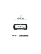Psion Teklogix netpad Quick Start Manual