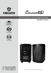 Chiayo Challenger ICOO Operation Manual