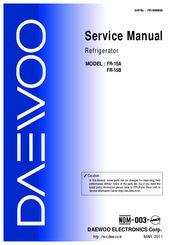 Daewoo FR-15A Service Manual