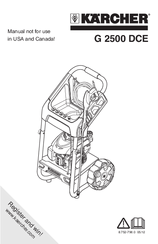 Kärcher G 2800 FH Manuals | ManualsLib