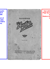 Austin Motor Company Austin Seven Handbook