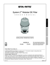 STA-RITE System 2 PLD70 Installation &  Operation Instruction