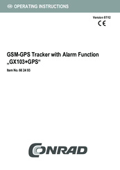 Conrad GX103+GPS Operating Instructions Manual