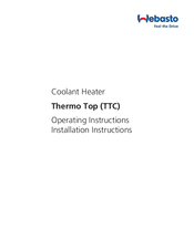 Ebasto Thermo Top TTC Operating Instructions Manual