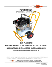 GMP 32481 Operation & Maintenance Manual