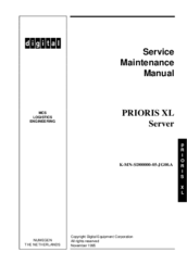 Digital Equipment PRIORIS XL Service Maintenance Manual