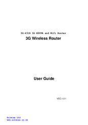 Solwise 3G-431R User Manual