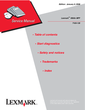 Lexmark X560n MFP Service Manual