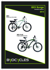 Byocycles 2015 IBEX PRO BYO-2014IBX+ Owner's Manual