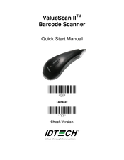 ID Tech ValueScan II Quick Start Manual