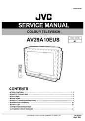 JVC AV29A10EUS Service Manual