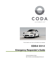 Coda 2012 Automobile Emergency Responder's Manual