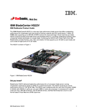 IBM BladeCenter HS22V Product Manual