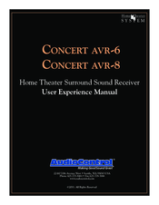 AudioControl Concert avr-8 User Manual