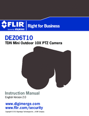 FLIR DEZ06T10 Instruction Manual