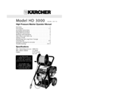 Kärcher HD 3000 Operator's Manual