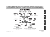 Alpine CDE-101RM Quick Reference Manual