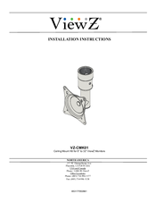 ViewZ VZ-CMK01 Installation Manual