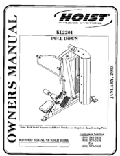 Hoist Fitness KL2201 Owner's Manual