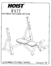 Hoist Fitness F177 Assembly Instructions Manual