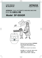 Hitachi SF-S55GR User Manual
