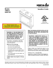 Heat-N-Glo 6000TVB Installer's Manual