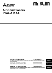 Mitsubishi Electric PKA-A KA4 Installation Manual