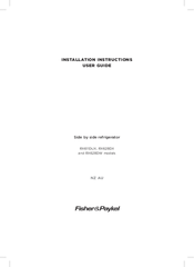 Fisher & Paykel RX628DW Installation Instructions And User Manual