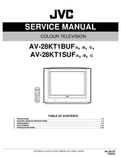 JVC AV-28KT1BUF Service Manual