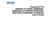 Epson PowerLite Pro Z9870NL User Manual