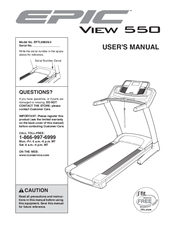 Epic Fitness EPTL99609.0 User Manual