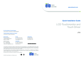 Elo Touchsystems E744255 Quick Installation Manual
