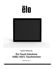 Elo TouchSystems 1930L User Manual