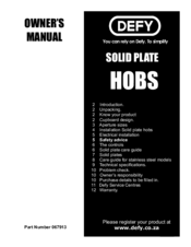 Defy 67913 Owner's Manual