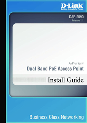 D-Link DAP-2590 - AirPremier N Dual Band PoE Access Point Install Manual