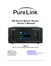 PureLink PM-16X Owner's Manual
