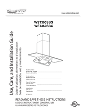 Wind Crest WST360SBG Use, Care And Installation Manual