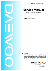Daewoo DSL-19M1TC Service Manual