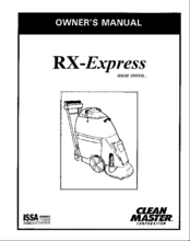 Clean master RX-Express Owner's Manual