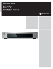 Motorola DCH70 Installation Manual